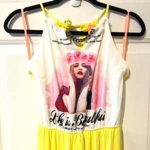 High Fashion Romper Dress